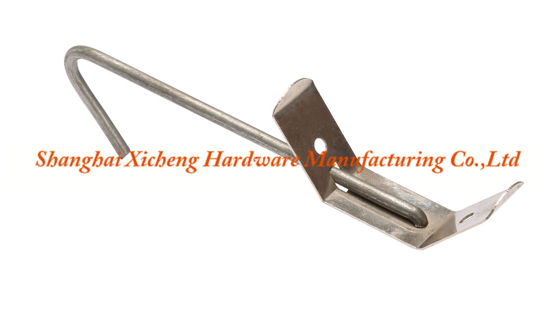 Nickel Plated Steel Wire  With Spring Clips , Single Suspension Rod